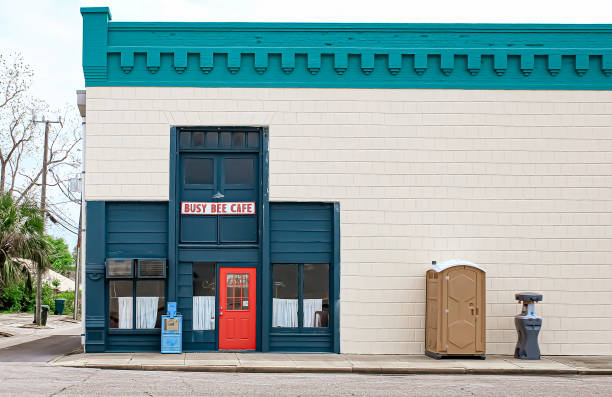 Portable bathroom rental